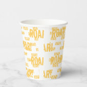 Roar Party Tiere Geburtstag Pappbecher (Rechts)