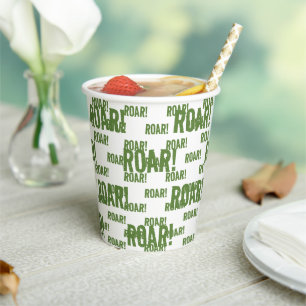 Roar Party Tiere Geburtstag Pappbecher