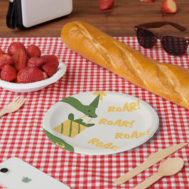 Roar Party Tiere Geburtstag Pappteller