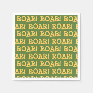 Roar Party Tiere Geburtstag Serviette