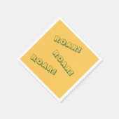 Roar Party Tiere Geburtstag Serviette (Ecke)