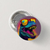Roar-some Birthday Fun Button (Vorne & Hinten)