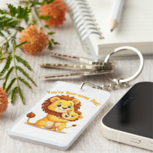 Roar-some Vater Schlüsselanhänger 🦁 Niedliches Va