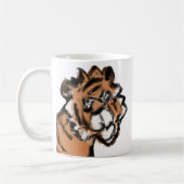 Roar-somely Cute Tiger Mug Kaffeetasse (Links)