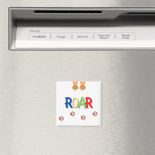 Roar Square Magnet (In Situ (Geschirrspüler))