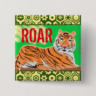 ROAR Tiger Button