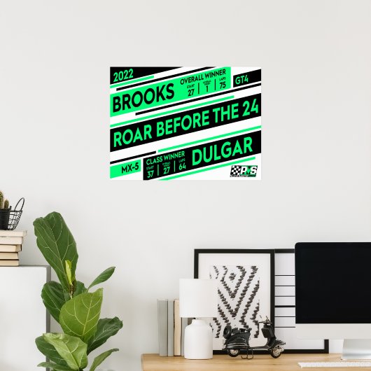 Roar vor dem 24 Sieger Poster (Heimbüro)