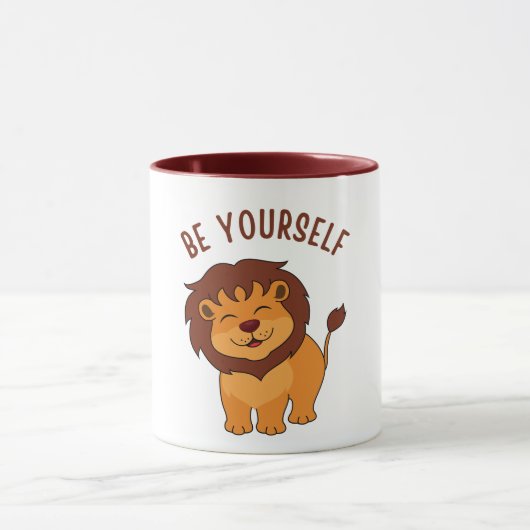 "Roar with Stolz: Seien Sie selbst Lion Tasse für (Zentrum)