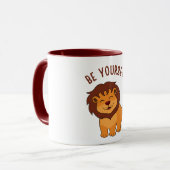 "Roar with Stolz: Seien Sie selbst Lion Tasse für (Vorderseite Links)
