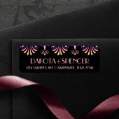 Roarin 20s Silver Black Modern Art Deco Adresse