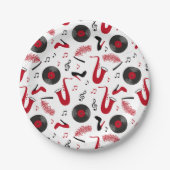 Roaring 1920s Art Deco Paper Plate  Pappteller (Vorderseite)