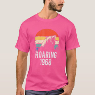 Roaring 1968 Vintag Retro Sunset Bear Tier 54. T-Shirt