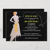 Roaring 20 - Flapper-Party Einladungen (Vorne/Hinten)