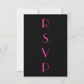 Roaring 20 Fuchsia UAWG RSVP Karte (Vorderseite)