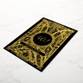 Roaring 20er Art Deco Great Gatsby Folieneinladung (Gedreht)