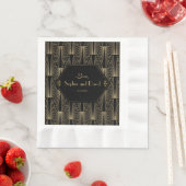 Roaring 20er Jahre Great Gatsby 1920er Art Deco Ho Serviette (Beispiel)