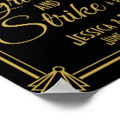 Roaring 20's Art Deko Foto Stand drucken (Ecke)