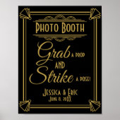 Roaring 20's Art Deko Foto Stand drucken (Vorne)
