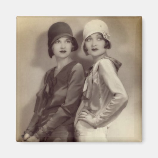 Roaring 20's Besties Flapper Magnet (Vorne)