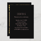 Roaring 20's Dancing Couple Cocktail Party Einladung (Vorne/Hinten)