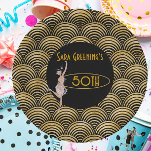 Roaring 20's Flapper 20 Great Gatsby 1920 Pappteller