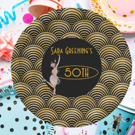 Roaring 20's Flapper 20 Great Gatsby 1920 Pappteller