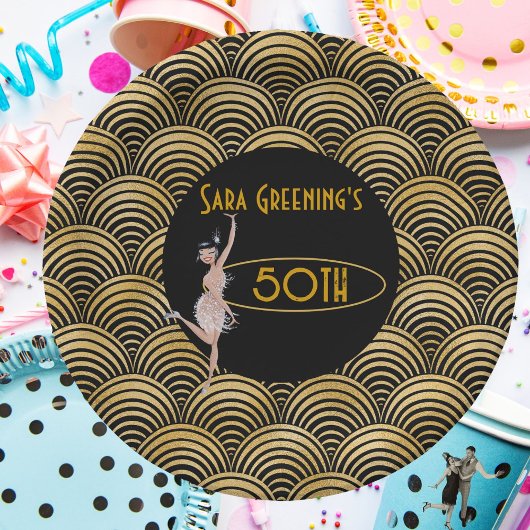 Roaring 20's Flapper 20 Great Gatsby 1920 Pappteller