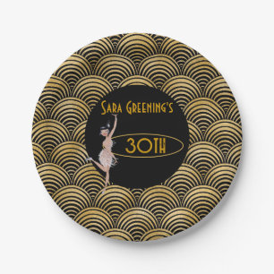 Roaring 20's Flapper 20 Great Gatsby 1920 Pappteller