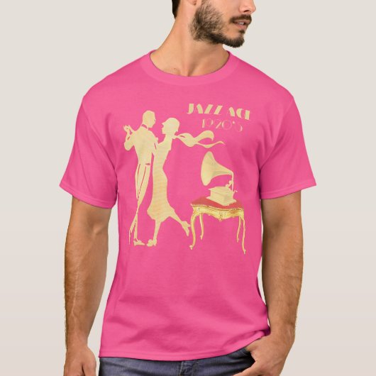Roaring 20S Jazz Age T-Shirt (Vorderseite)