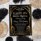 Roaring 20s Murder Mystery (auch Foil verfügbar) Einladung