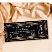 Roaring 20's Party Ticket Einladung