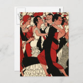 Roaring 20s postkarte (Vorne/Hinten)