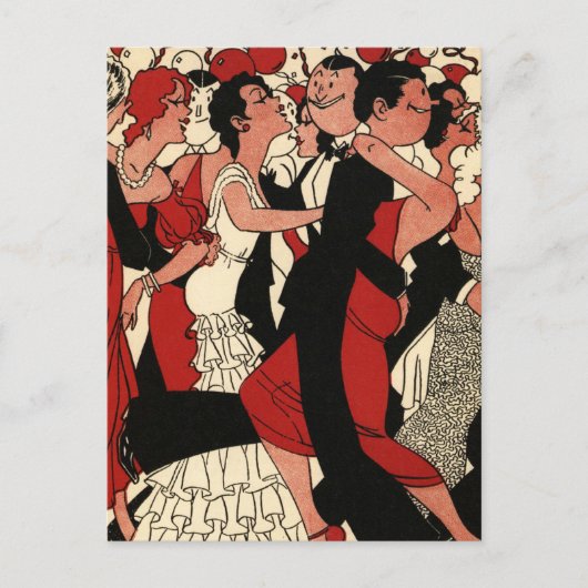 Roaring 20s postkarte (Vorderseite)