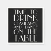 Roaring 2ties Napkin Serviette (Vorderseite)