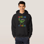 Roaring 4. Klasse Back School T rex Dinosaur Kinde Hoodie (Vorne ganz)