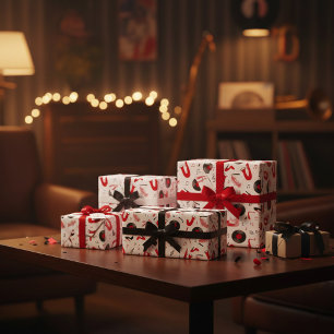 Roaring Art Deco Wrapping Paper der 1920er Jahre Geschenkpapier