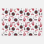 Roaring Art Deco Wrapping Paper der 1920er Jahre Geschenkpapier Set (Vorderseite)