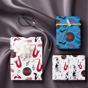 Roaring Art Deco Wrapping Paper der 1920er Jahre Geschenkpapier Set