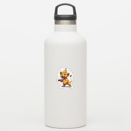 Roaring Baby Lion King Birthday Aufkleber