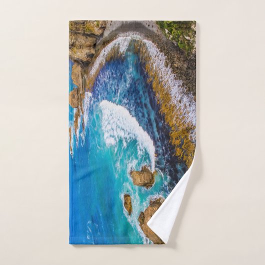 Roaring Bay am Nugget Point Badhandtuch Set (Handtuch)