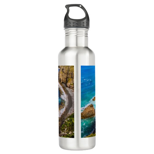 Roaring Bay am Nugget Point Edelstahlflasche (Rückseite)