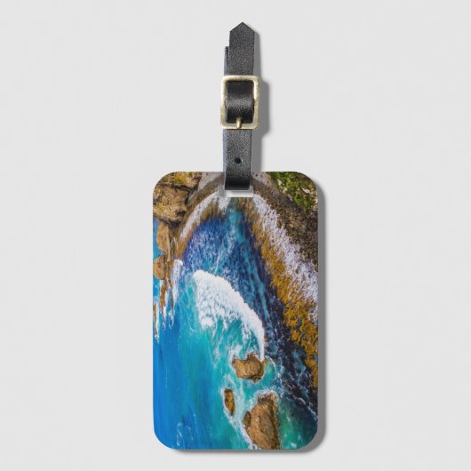 Roaring Bay am Nugget Point Gepäckanhänger (Vorderseite Vertikal)