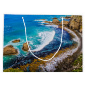 Roaring Bay am Nugget Point Große Geschenktüte (Rückseite)