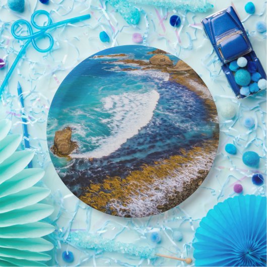 Roaring Bay am Nugget Point Pappteller (Party)