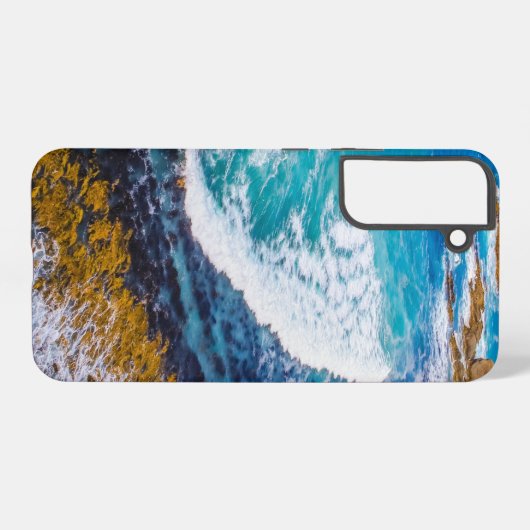 Roaring Bay am Nugget Point Samsung Galaxy Hülle (Rückseite (Horizontal))