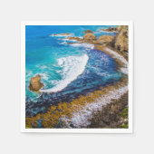Roaring Bay am Nugget Point Serviette (Vorderseite)