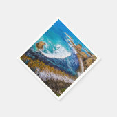 Roaring Bay am Nugget Point Serviette (Ecke)