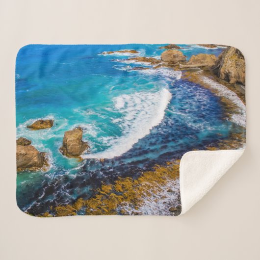 Roaring Bay am Nugget Point Sherpadecke (Vorderseite (Horizontal))