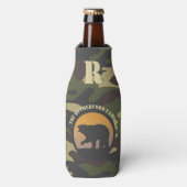 Roaring Bear und Camouflage Flaschenkühler (Flaschenvorderseite)