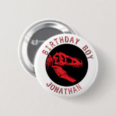 Roaring Birthday Überraschung Button (Vorne & Hinten)